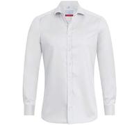 GREIFF Größe 41/42 Corporate Wear Premium Herren Hemd Slim Fit Langarm Weiss Modell 6763