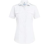 Greiff Größe 42 Corporate Wear Basic Damen Pilotbluse Neues Modell Regular Fit Kurzarm Weiss Modell 6571 1454