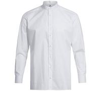 Greiff Größe 43/44 Gastro Moda Service Herren Hemd Regular Fit Langarm Stehkragen Weiss Modell 6772 1123