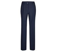 GREIFF Größe 44 Corporate Wear Premium Damen Hose Regular Fit Blau Mikrodessin Modell 1355