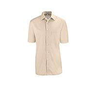 GREIFF Größe 45/46 Corporate Wear Basic Herren Hemd Regular Fit Halbarm Beige Modell 6666
