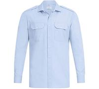 Greiff Größe 45/46 Corporate Wear Basic Herren Pilothemd neues Modell Langarm Regular Fit Hellblau Modell 6734