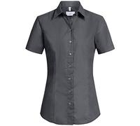 Greiff Damen-Bluse Modell 6516 kurzarm anthrazit 46