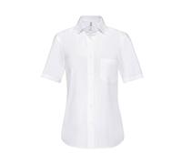 GREIFF Größe 48 Gastro Moda Service Damen Bluse Comfort Fit Halbarm Weiß Modell 6651