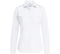 GREIFF Größe 50 Corporate Wear Basic Damen Pilotbluse Neues Modell Regular Fit Langarm Weiss Modell 6570 1458