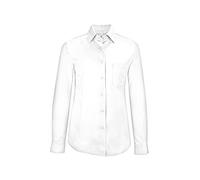GREIFF Größe 52 Gastro Moda Service Damen Bluse Comfort Fit Langarm Weiß Modell 6650