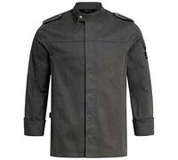 GREIFF Größe L Gastro Moda Herren Cuisine Premium Kochjacke Militarystyle Regular Fit Khaki Braun Modell 5583 6230