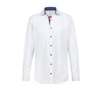 GREIFF Herren-Hemd 1/1 RF Modern 37.5 Kleidergröße 45/46; weiß/blau