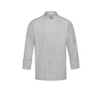 Greiff Herren Kochjacke mit verdeckten Druckknöpfen Grau XL