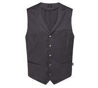 GREIFF Herren-Weste RF Service Regular Fit, Reverskragen, 5 Druckknöpfe, 2 Leistentaschen, 1 Brustleistentasche, Stoffrücken, Tunnelzug für Taillenverstellung, Farbe: Anthrazit, Größe: M