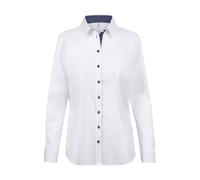 Damen-Bluse 1/1 RF Modern 37.5 Kleidergröße 48; weiß/blau Damen-Bluse 1/1 RF Modern 37.5