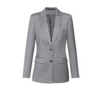 GREIFF Modern with 37.5® Damen Business-Langblazer Regular-Fit Hellgrau 46