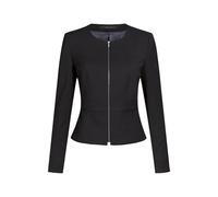 GREIFF Damen-Kurzblazer SF Modern 37.5 mit Reißverschluss Kleidergröße 36; schwarz