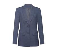 GREIFF Modern with 37.5® Damen Langblazer Regular-Fit Mittelblau Pinpoint 54