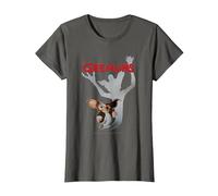 Gremlins Gizmo Shadow T-Shirt, Damen, Anthrazit, XS