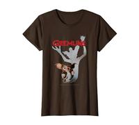 Gremlins Gizmo Shadow T-Shirt, Damen, Braun, S