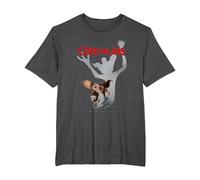 Gremlins Gizmo Shadow T-Shirt, Herren Große Größen, Anthrazit Meliert, 2X Tall
