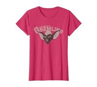 Gremlins Kingston Falls Sport T-Shirt, Damen, Rot Meliert, L