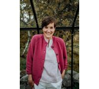 Grenz/gang Strick Cardigan ELEONORA_ Zero Waste aus Schurwolle (kbT) Rot S