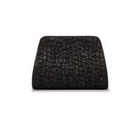 Gretchen Abendtasche Lyra Clutch Two aus italienischem Kalbsleder schwarz/kroko