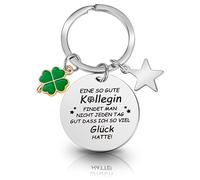 Grevosea Abschieds Kollegin Geschenk Lieblingskollegin Eine So Gute Kollegin Schlüsselanhänger - Edelstahl Kollegen-Freundschafts Glücksbringer