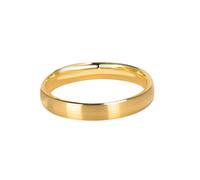 Grewod Eheringe Gold 750 18K Herren Matt Einfach Ring Verlobungsringe Echtgold Schmuck Größe 58 (18.5)
