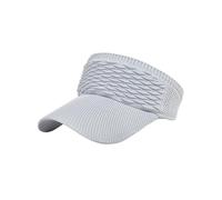 (Grey)Fashion Sport Empty Top Hat for Women All-match Breathable Sun Hat for Picnic Camping
