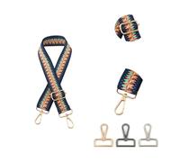 GRFIT Schultergurt Tragegurt Taschengurt Praktischer Rucksackversteller Taschenzubehör Schultergurte Austauschbarer Wickelverband Umhängegurt Taschengurt (Color : E117, Size : Light Gold Buckle)