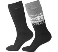 Gridarmor Unisex Alpacka Wool Heritage Socks 2-pack Black Beauty 36-39
