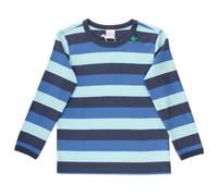 Griffiges Langarmshirt Blockstreifen blau 68