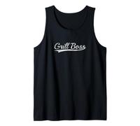 Grill Boss Retro Varsity Collegiate Classic Aesthetic Tank Top