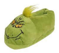 Grinch Grüne Unisex-Pantoffeln, warm, weich (grün, EU Schuhgrößensystem, Erwachsene, Herren, Numerisch (von/bis), M, 43, 44)