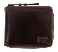 Buckle & Seam Grind Geldbörse Leder 12 cm brown (1120GRI000BLU) braun