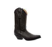 Grinders Carolinas Schwarz Croc Herren Western-Cowboy- Stiefel 41
