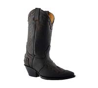 Grinders Mühlen Arizona HI Unisex Braun Leder Kubanischen Western Cowboy TanzstiefelMit Absatz 45