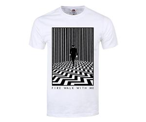 Grindstore - Fire Walk With Me T-Shirt für Herren, weiß, 56