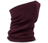 Gripgrab Freedom Seamless Warp Knitted Neck Warmer Dark Red OneSize