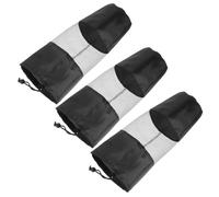 GRIRIW 3 Stück Atmungsaktive Mesh-Sporttasche mit Kordelzug Leichter Robuster Netzbeutel für Yoga-matten und Outdoor-sportgeräte Vielseitig Einsetzbar für Fitness Camping und Reisen