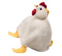 GRIRIW Niedliche Damen Umhängetasche Huhn aus Plüsch mit Großer Kapazität und Weichem Griff Modische Cartoon Schultertasche für Mädchen im Alltag