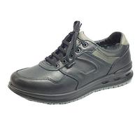 Grisport 43027A29G Avon Herren-Schuhe aus Leder, mit Softback-Unterseite, antistatisch, Schwarz - Schwarz - Größe: 40 EU