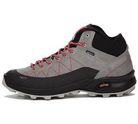 Grisport Outdoorschuh Schnürer Tundra Vesuvio grau/schwarz/rot, Echtleder, TEX, Herren:45 EU