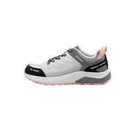 Grisport Unisex - Kinder, Jungen,Mädchen, Outdoor Schuhe, Sport- & Outdoorschuhe,Wechselfußbett,Trailrunning-Schuhe,Grau-Pfirsch,37 EU / 4 UK