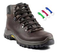 Grisport Wanderschuhe Herren Grizzly Trek wasserdichte Membran SYMPATEX Trekkingschuhe Boden VIBRAM, braun, 45 EU