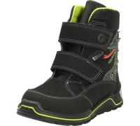 RICOSTA Jungen Stiefel GRISU, Kinder Boots, Weite: Mittel, lose Einlage, Sympatex, Blinklicht, Klettstiefel, Booties, wasserdicht, schwarz (090), 29 EU