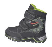 RICOSTA Jungen Stiefel GRISU, Kinder Boots, Weite: Weit, lose Einlage, Sympatex, Blinklicht, wasserdicht, Klettstiefel, Booties, schwarz (090), 34 EU