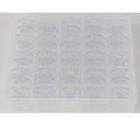 Gritzner 25x CB-Spulen in Box, 25 hochwertige Spulen (Höhe 11,5 mm, Durchmesser 20,4 mm) passend für viele Nähmaschinen