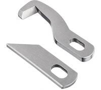 Gritzner Messersatz TF122/TF123 für 788 Overlock - 1× Obermesser + 1× Untermesser, Metall