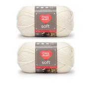 Gro bestellung: Red Heart Soft Yarn E728-9779 2er-Pack Off White