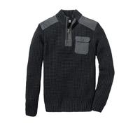 Grobstrick Troyer Pullover mit Web-Besatz 52/54 (L)