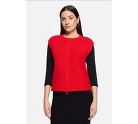 Grobstrickjacke ohne Arm High Risk Red Damen